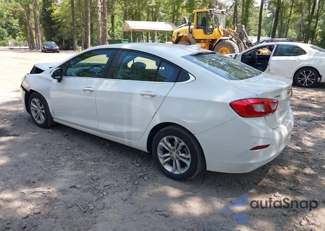 2019 Chevrolet Cruze Lt из США, поврежденный, VIN 1G1BE5SM9K7120986
